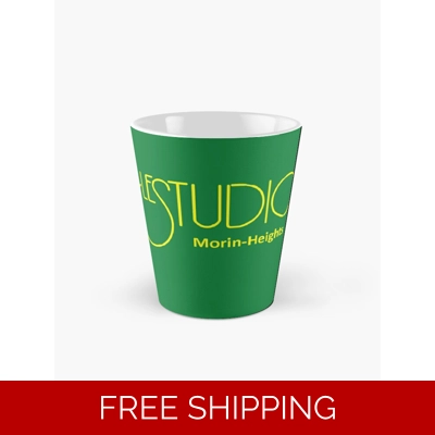 Tall Mug Green Yellow logo